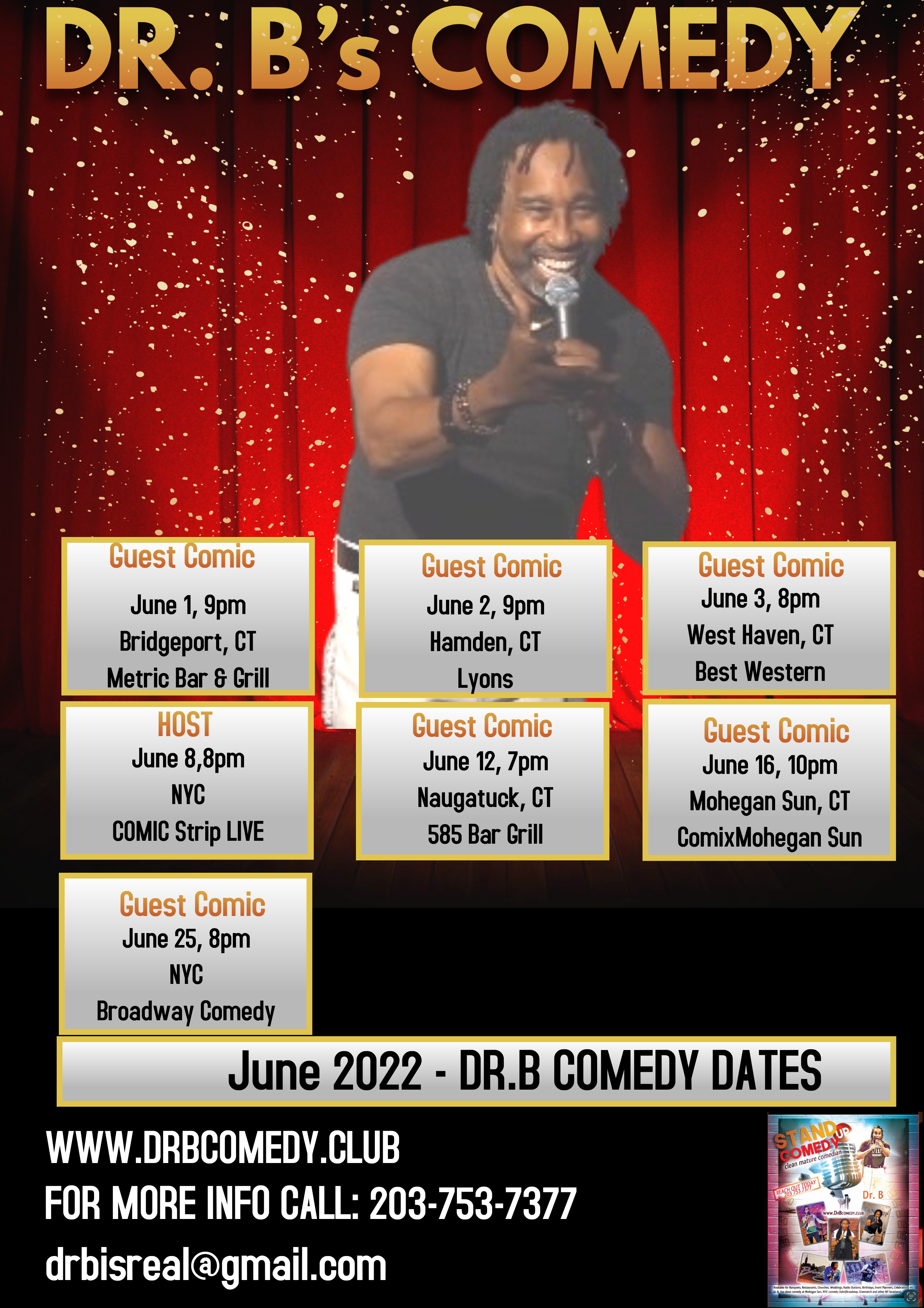 Comedy with Dr B Comedy with Dr B